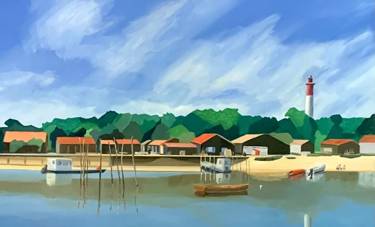 N° 406 Plage du Cap Ferret au Mimbeau, 116 x 73, 2022 -VENDU-