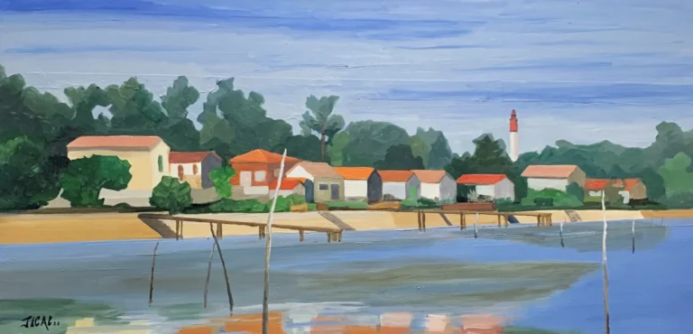 N° 442 - port ostreicole du Cap Ferret, 2023